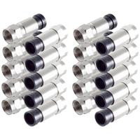 Shiverpeaks BS15-300314 F-stekker Compressie Aansluitingen: F-stekker Kabeldiameter: 7 mm 10 stuk(s) - thumbnail