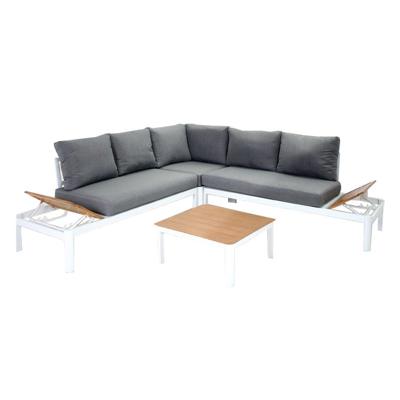 SenS-line aluminium loungeset Lotus wit SenS-line aluminium loungeset Lotus wit