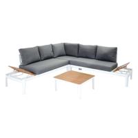 SenS-Line: Lotus aluminium loungeset - Wit - thumbnail