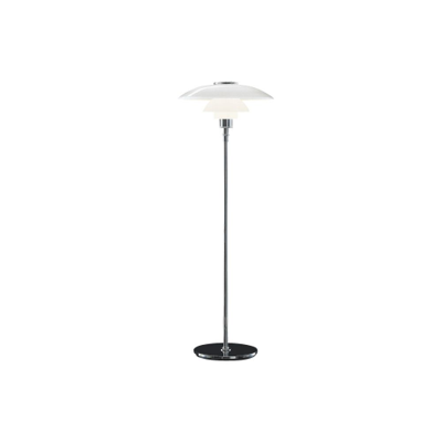 Louis Poulsen PH 4Ã‚Â½-3Ã‚Â½ Vloerlamp - Chroom