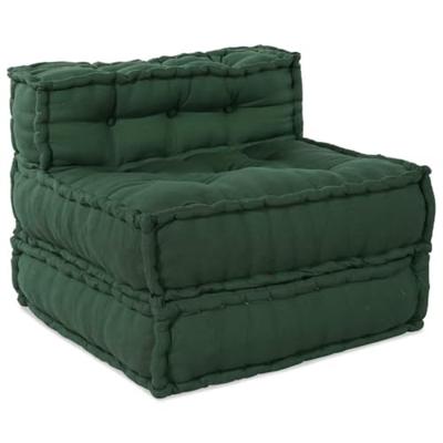 Poef modulair 70x70x54 stof groen Poef modulair 70x70x54 stof groen