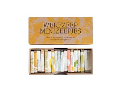 Werfzeep Cadeaudoos - minizeepjes - 18 st. Werfzeep Cadeaudoos - minizeepjes - 18 st.