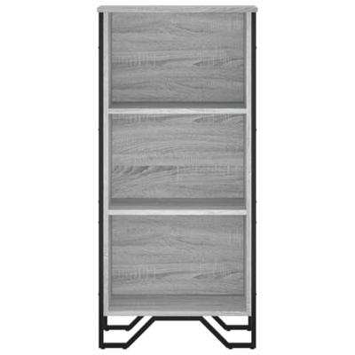Boekenkast 50x31x106 cm bewerkt hout grijs sonoma eikenkleurig Boekenkast 50x31x106 cm bewerkt hout grijs sonoma eikenkleurig