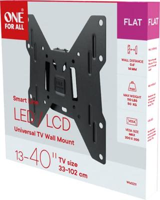 ONE FOR ALL WM2211 tv-wandsteun van 33 tot 102 cm (13-40)
