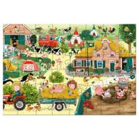 Rebo Publishers Puzzel cas & cato boerderij, 48st. - thumbnail