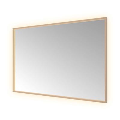 Spiegel Hotbath &MORE 80x120 cm LED-Verlichting Spiegelverwarming Rechthoek Geborsteld Koper PVD