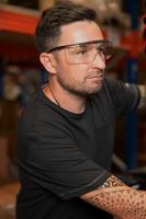 uvex super f OTG 9169585 Veiligheidsbril Incl. UV-bescherming Zwart, Wit - thumbnail