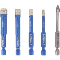 FRITZFURT 1191-3141 Diamantboorset 5-delig 5 mm, 6 mm, 8 mm, 10 mm Gezamenlijke lengte 140 mm 1 set(s) - thumbnail