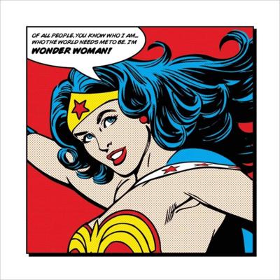 Kunstdruk Wonder Woman - of all People 40x40cm