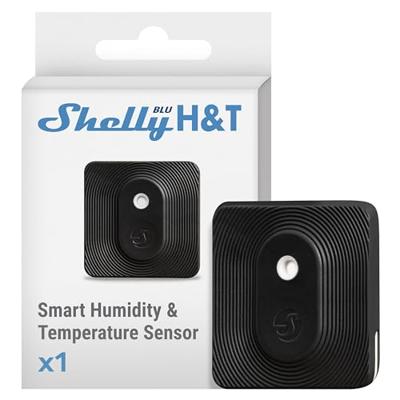 Shelly Shelly BLU H&T Black Temperatuursensor en luchtvochtigheidssensor Bluetooth Shelly Shelly BLU H&T Black Temperatuursensor en luchtvochtigheidssensor Bluetooth