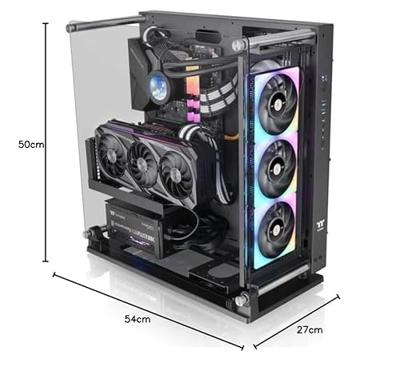ATX Semi-toren BehuizingTHERMALTAKE Core P3 TG Pro Zwart ATX