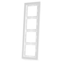 Jung LS Design Afdekraam Alpin Wit 4-voudig Duroplast - thumbnail