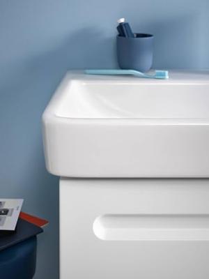 Wastafelonderkast Duravit No.1 Met 1 Deur Rechts 44x38.6x47.8cm Met Geïntegreerde Greep Mat Wit