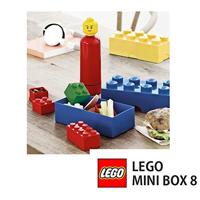 LEGO minidoos 8 noppen, lunchdoosinzet, snackdoos, Zwart - thumbnail