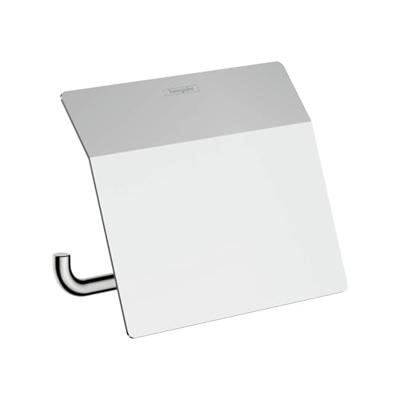 Hansgrohe AddStoris toiletrolhouder met klep 15,3x11,6x8,6cm chroom