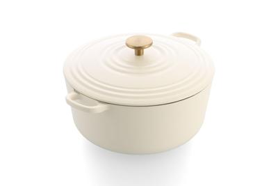 Bk Bourgogne braadpan 28 cm cream white