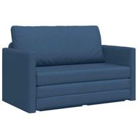 Slaapbank 110cm Blauw Stof - thumbnail
