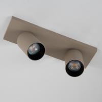 Mila 2 Opbouwspot Champagne met Smart RGB LED - thumbnail