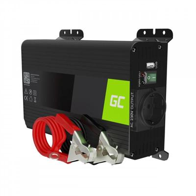 Green Cell PRO INVGC05 Omvormer 300 W 12 V - 230 V Zuivere sinusvorm Green Cell PRO INVGC05 Omvormer 300 W 12 V - 230 V Zuivere sinusvorm