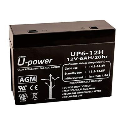 Loodaccu AGM 6 Ah 12 V Faston intern