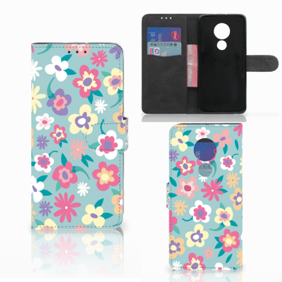 Motorola Moto G7 Power Hoesje Flower Power Motorola Moto G7 Power Hoesje Flower Power