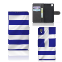 Sony Xperia Z1 Bookstyle Case Griekenland - thumbnail