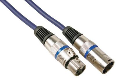 HQ Power Professional DMX 10m audio kabel XLR (3-pin) Zwart