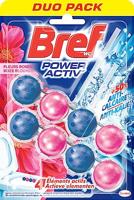 Bref Bref Toiletblok Power Activ Pink Flowers Duopack - 50 gr - thumbnail