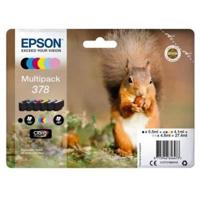 Epson Inktcartridge T3788, 378 Origineel Combipack Zwart, Cyaan, Magenta, Geel, Foto cyaan, Foto magenta C13T37884010 - thumbnail