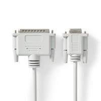 Printerkabel | D-Sub 25-Pins Male - D-Sub 9-Pins Female | 2,0 m | Ivoor - thumbnail