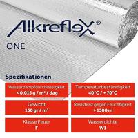 Alkreflex ONE energiebesparende reflectiefolie - radiator/dak/gevel - 0.6x10 m - thumbnail