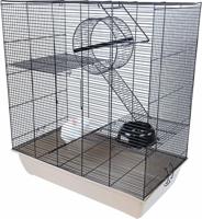 Interzoo rattenkooi Rat 70 zwart/beige Interzoo Gebr. de Boon - Gebr de boon - thumbnail