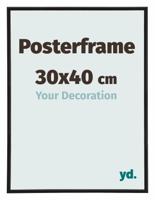 Posterlijst 30x40cm Zwart Mat Kunststof Paris - thumbnail