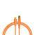 Dj TechTools Chroma Cable straight USB-C 1.5 m neon oranje - thumbnail