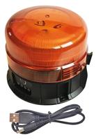 Berger & Schröter Akku LED RKL 12/24VR65 20288 Zwaailicht 5 V werkt op een accu Magneetbevestiging, Schroefvoet, Zuignapvoet Oranje - thumbnail