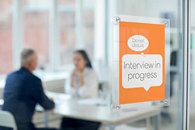 Nobo Premium Plus verplaatsbaar acryl informatiebord, wandgemonteerd, ft A3