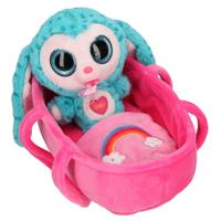 Depesche Ylvi & The Minimoomis Knuffel Cooco Baby In Bedje - thumbnail