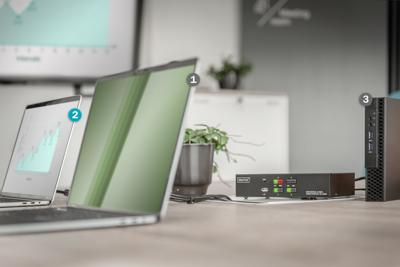 Digitus DS-12880 KVM-switch Zwart