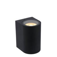 Lucide ZARO - Wandspot / Wandlamp Binnen/Buiten - 1xGU10 - IP44 - Zwart - thumbnail