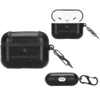 NorthLife - Haga lederen cover hoes - AirPods Pro - Zwart - thumbnail