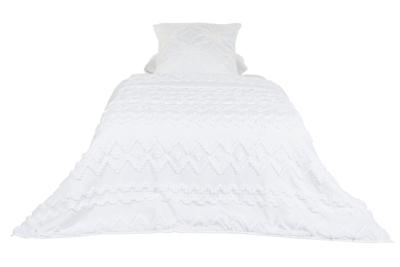 Sprei Home ESPRIT Wit 180 x 260 cm - thumbnail
