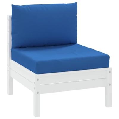 VidaXL Palletkussens 2 st oxford stof blauw