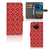 Nokia X10 | Nokia X20 | Telefoon Hoesje | Batik Rood - thumbnail