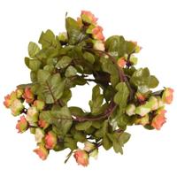VidaXL Kerstslingers met bloemen 6 st 215 cm zonsopgang rood - thumbnail