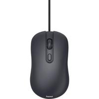Hama CM-200 Muis Kabelgebonden Optisch Zwart 4 Toetsen 1600 dpi - thumbnail
