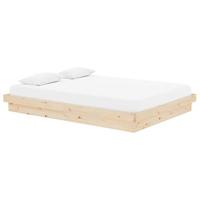 Bedframe massief hout 135x190 cm - thumbnail