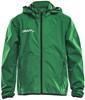 Craft 1905997 Jacket Rain JR - Team Green - 122/128 - thumbnail