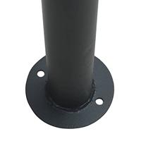 VidaXL Tuinpaviljoen 3x3 m staal en stof antracietkleurig - thumbnail