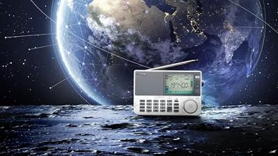 Sangean ATS-909X2 Wereldontvanger VHF (FM), Lange golf, Middengolf Wekfunctie Wit