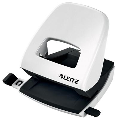 Leitz WOW perforator, 30 blad, parelwit, op blister Leitz WOW perforator, 30 blad, parelwit, op blister